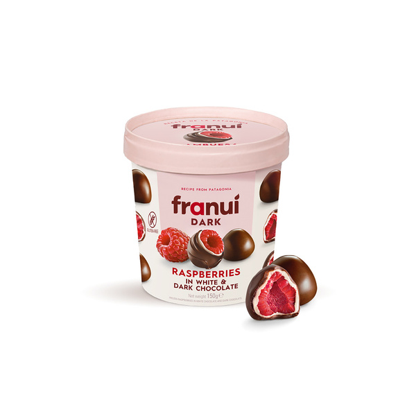 Franui Frambozen Pure chocolade voorkant