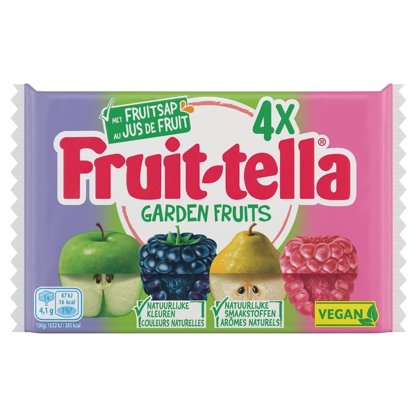 Fruittella garden fruits voorkant