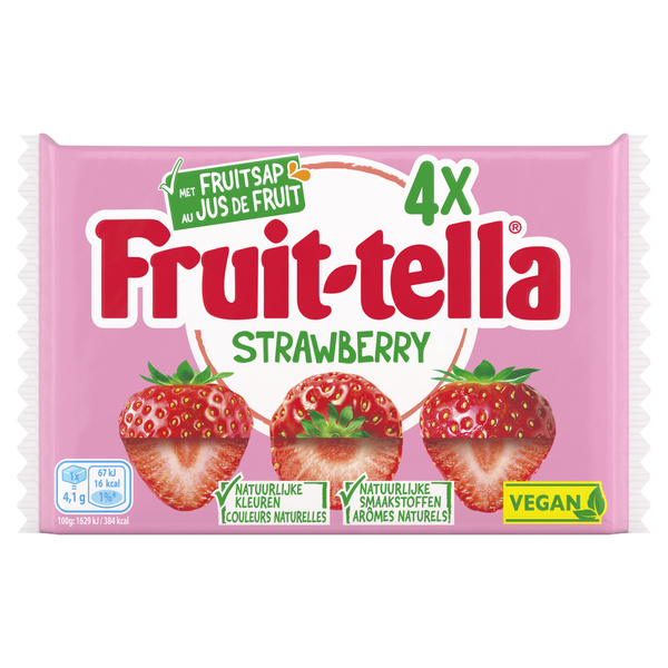 Fruittella strawberry voorkant