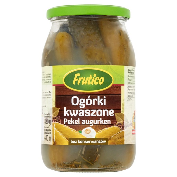 Frutico augurken in zuur voorkant