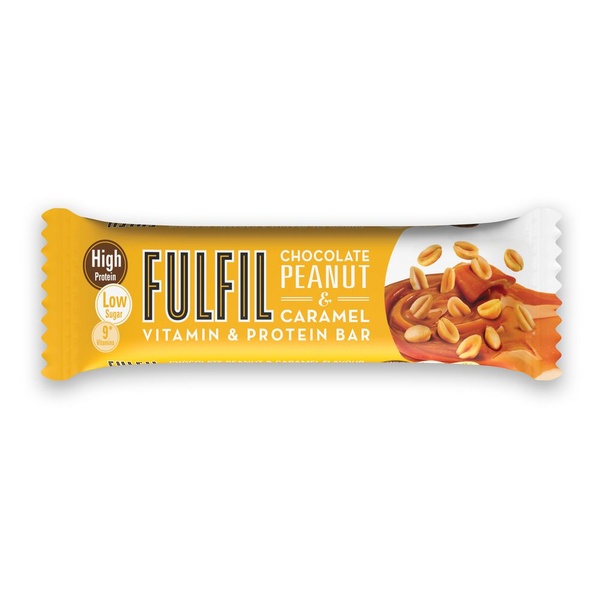 Fulfil proteinereep peanut& caramel voorkant