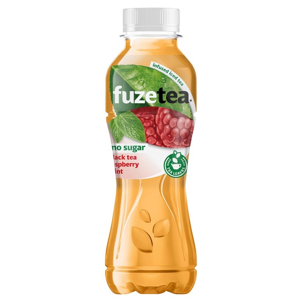 SPAR Fuze Tea black tea no sugar raspberry je vindt het bij SPAR
