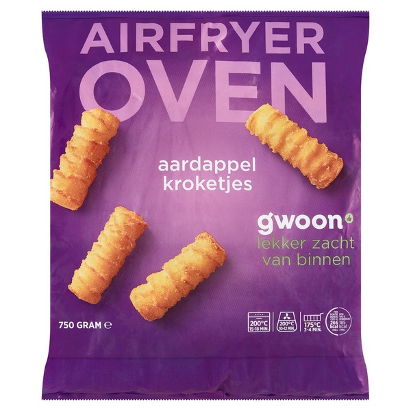 g'woon aardappel kroketjes voorkant