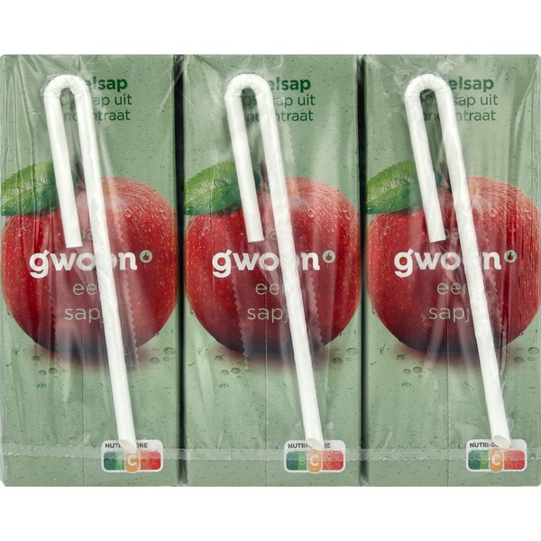 g'woon appelsap voorkant