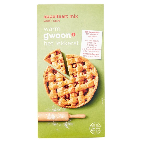 g'woon appeltaartmix voorkant