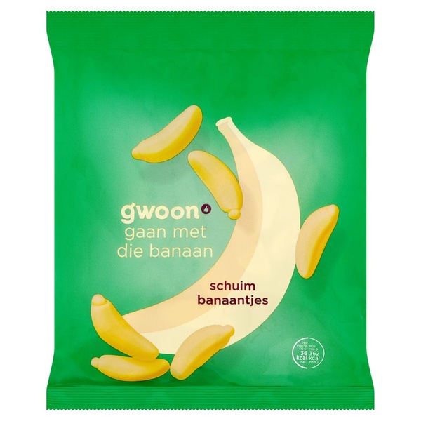 g'woon banaanschuim voorkant