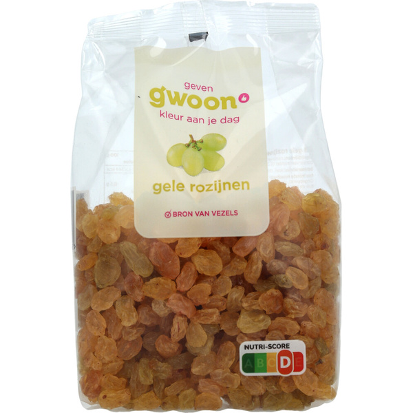 g'woon Blanke rozijnen voorkant