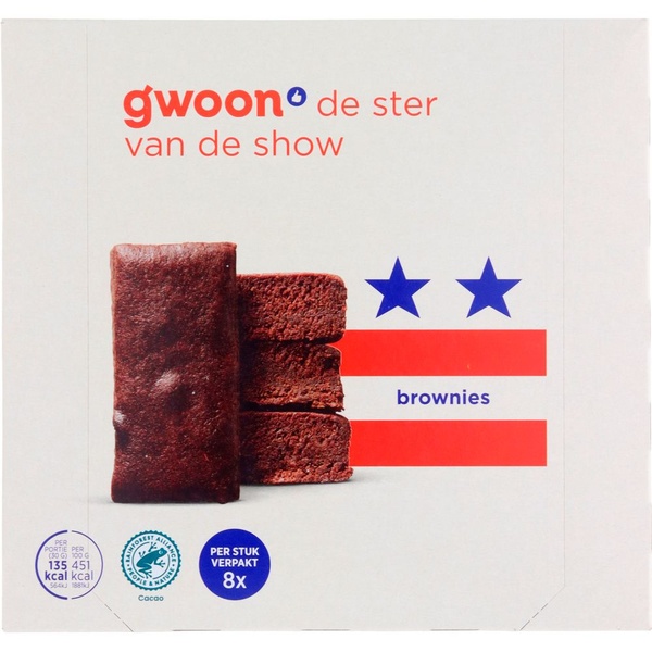 g'woon brownies voorkant