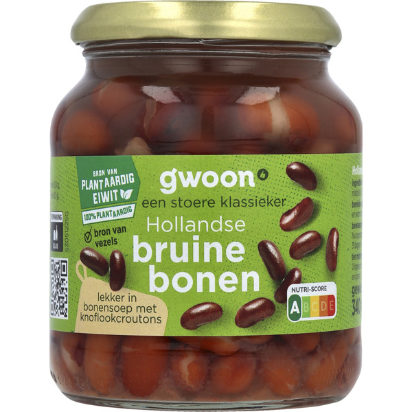 g'woon bruine bonen Hollandse voorkant