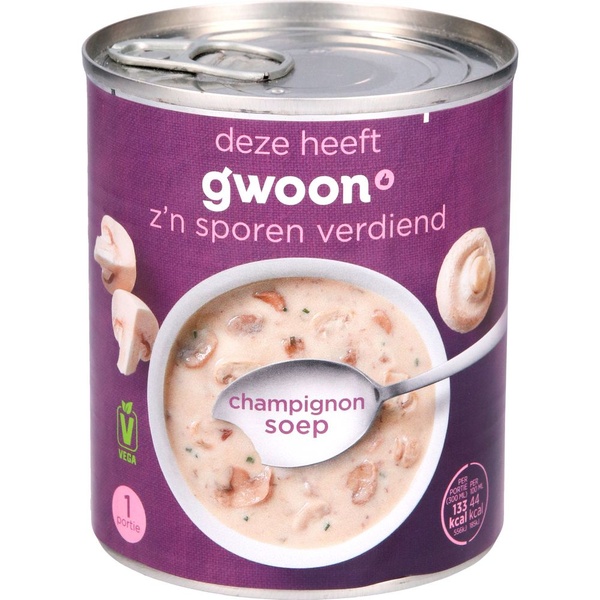 g'woon champignonsoep voorkant