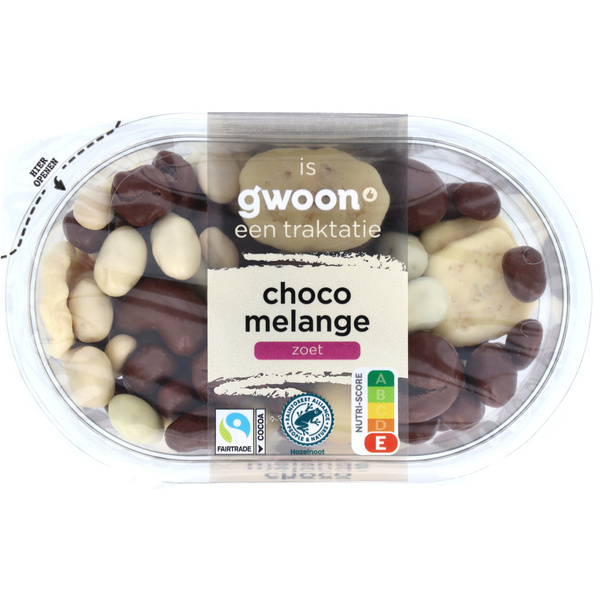 g'woon chocolade melange voorkant