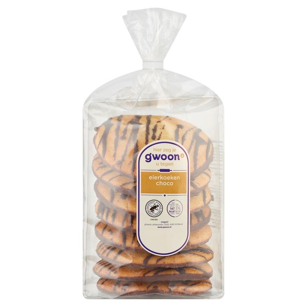g'woon chocoladereep eierkoeken voorkant