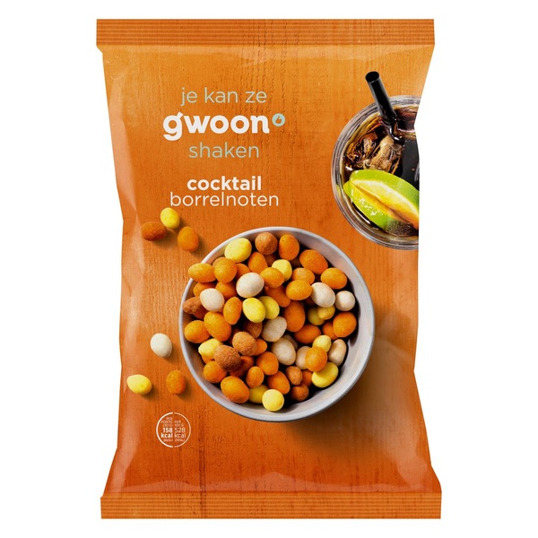 g'woon cocktailnootjes mild voorkant