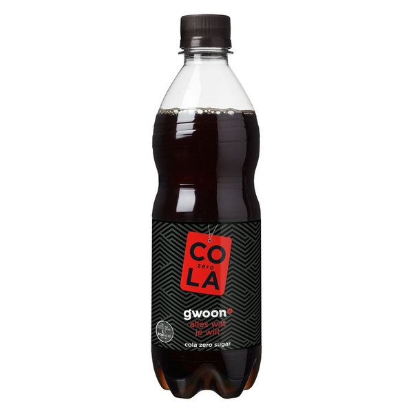 g'woon cola zero voorkant