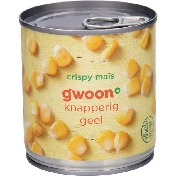g'woon crispy maïs voorkant