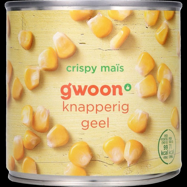 g'woon crispy maïs voorkant