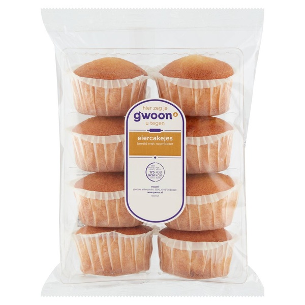 g'woon eiercake voorkant