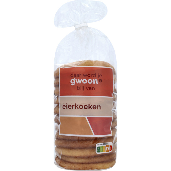 g'woon Eierkoek voorkant