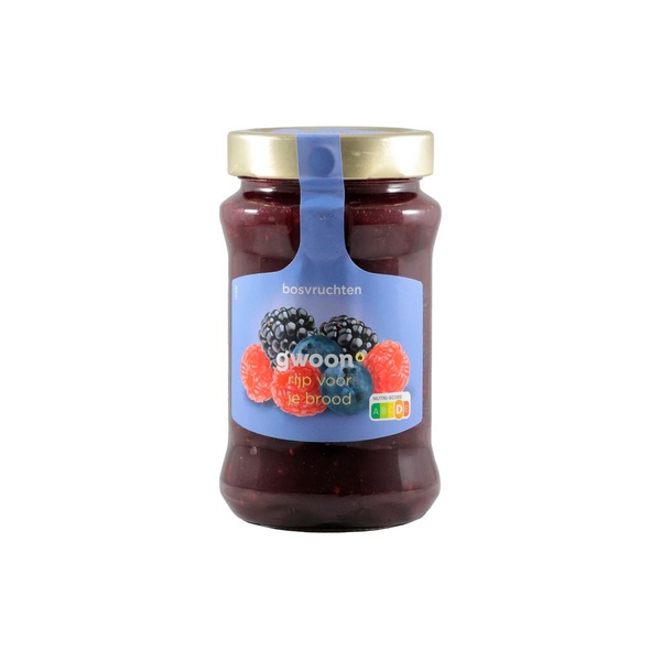 g'woon Extra Jam Boscvruchten voorkant