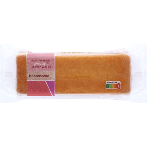 g'woon g'woon Cake voorkant