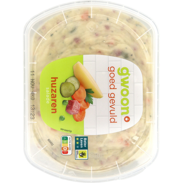 g'woon G'WOON Huzarensalade 600g voorkant