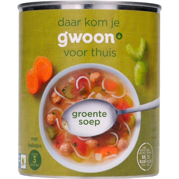 g'woon groentesoep voorkant