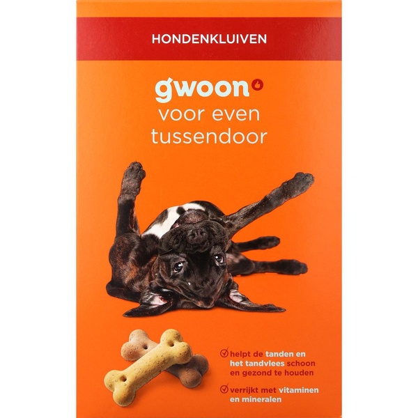 g'woon hondenkluiven voorkant
