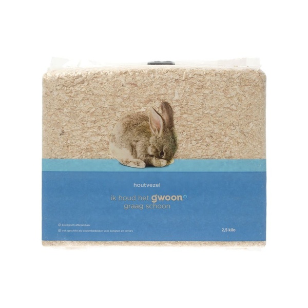 g'woon houtvezels voorkant