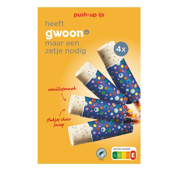 g'woon ijs push-up ijsjes voorkant