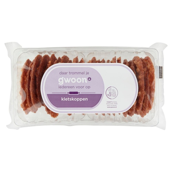 g'woon kletskoppen voorkant