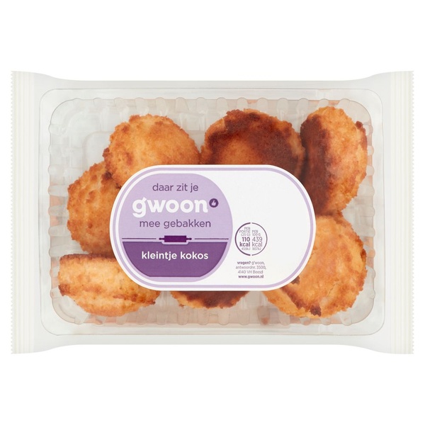 g'woon kokoskoeken voorkant