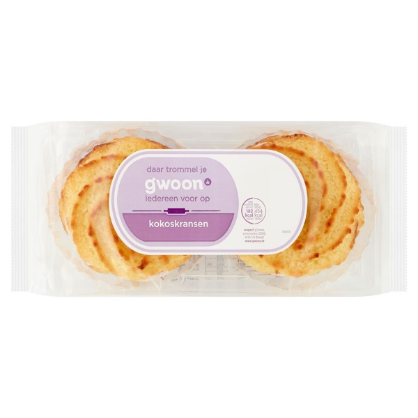 g'woon kokoskransen voorkant