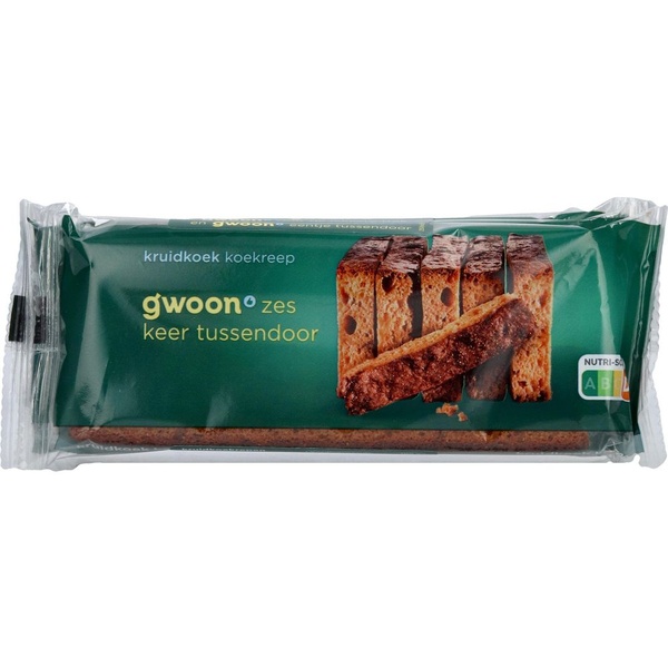 g'woon kruidkoek repen voorkant