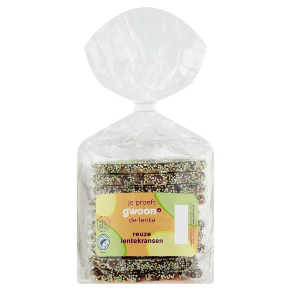 g'woon lentekransen voorkant