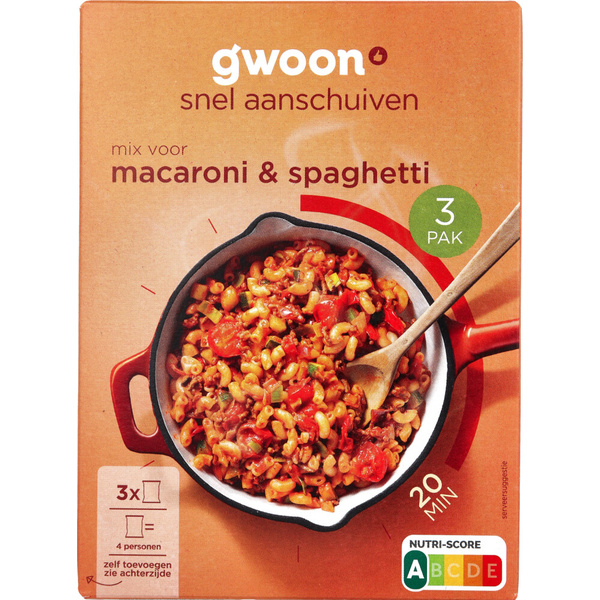 g'woon macaroni-spaghetti voorkant