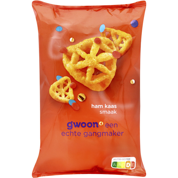 g'woon maissnack ham kaas voorkant