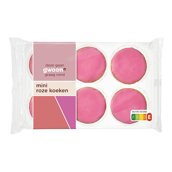 g'woon mini fondantcake voorkant