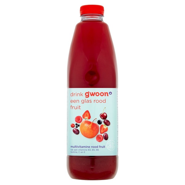 g'woon multivitamine rood fruit voorkant
