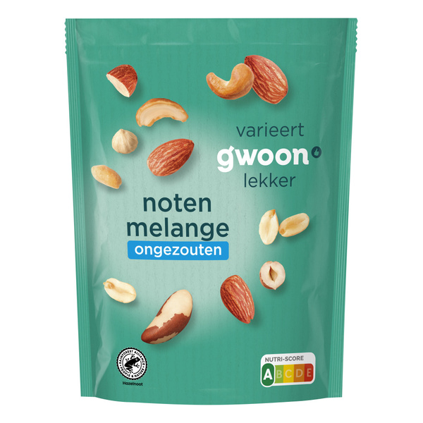 g'woon noten melange ongezouten voorkant
