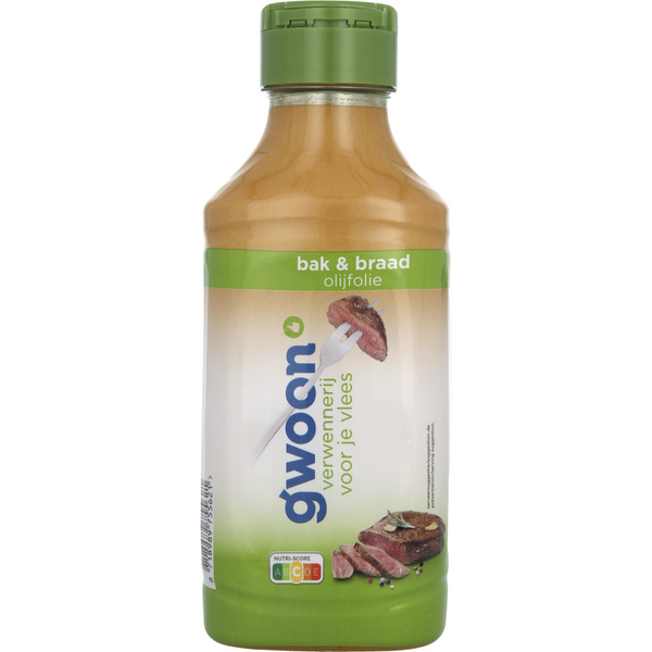g'woon olijfolie bak & braad  voorkant