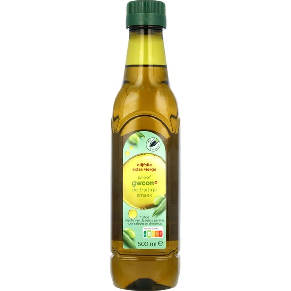 g'woon olijfolie extra vierge voorkant