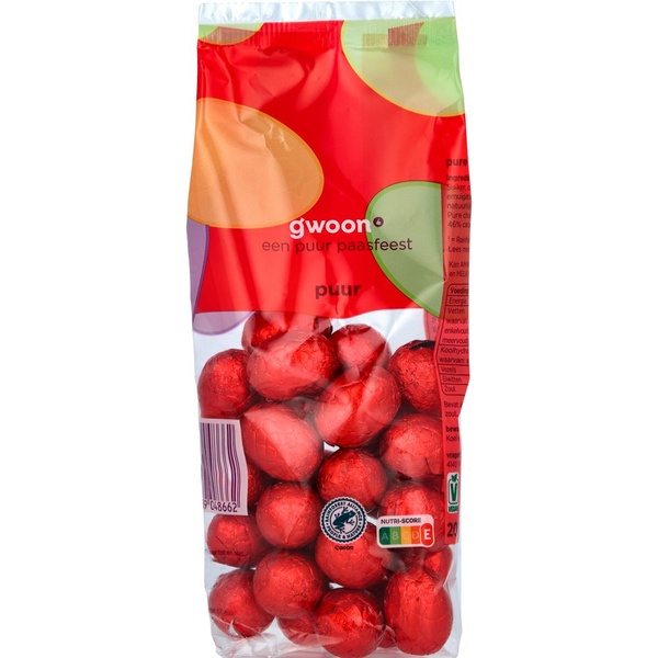 g'woon paaseitjes puur voorkant