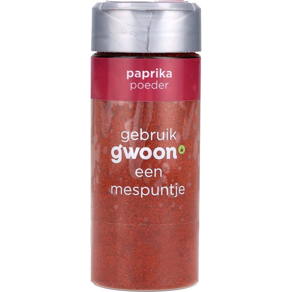 g'woon paprika poeder voorkant
