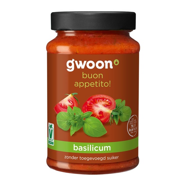g'woon Pastasaus Basilicum voorkant