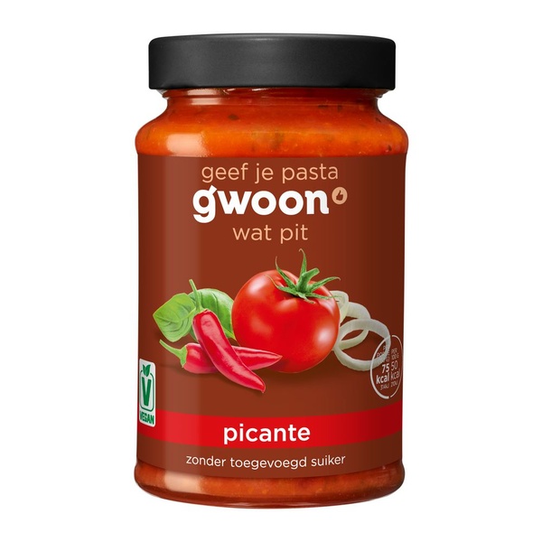 g'woon Pastasaus Piccante voorkant
