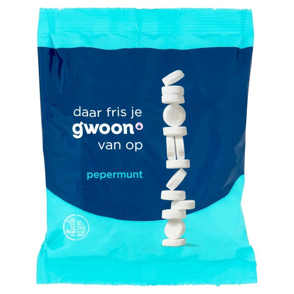 g'woon pepermunt voorkant