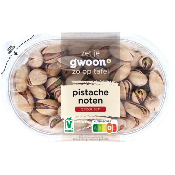 g'woon pistachenoten gezouten voorkant