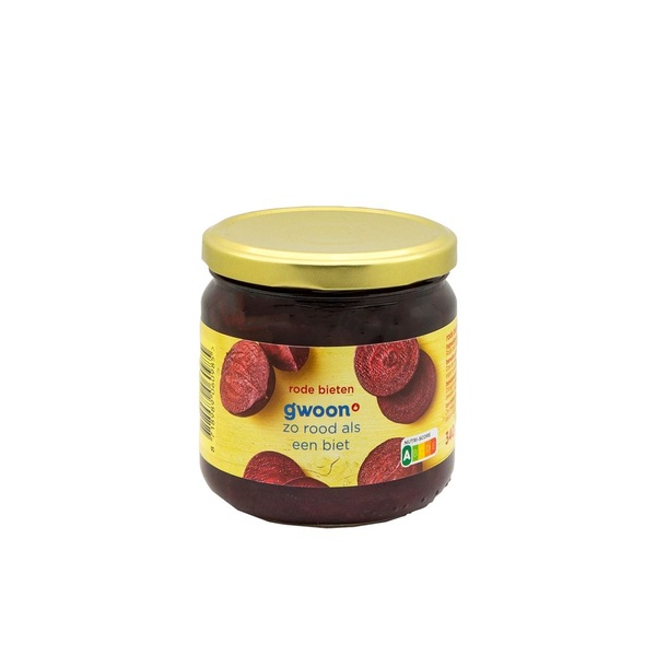 g'woon rode bieten schijf voorkant