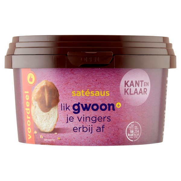 g'woon satésaus voorkant