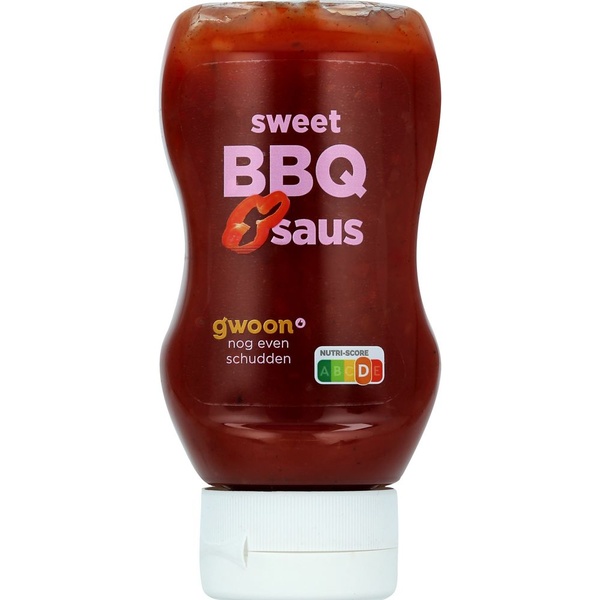 g'woon saus barbecue voorkant